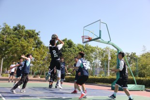 阳光下的篮球少年